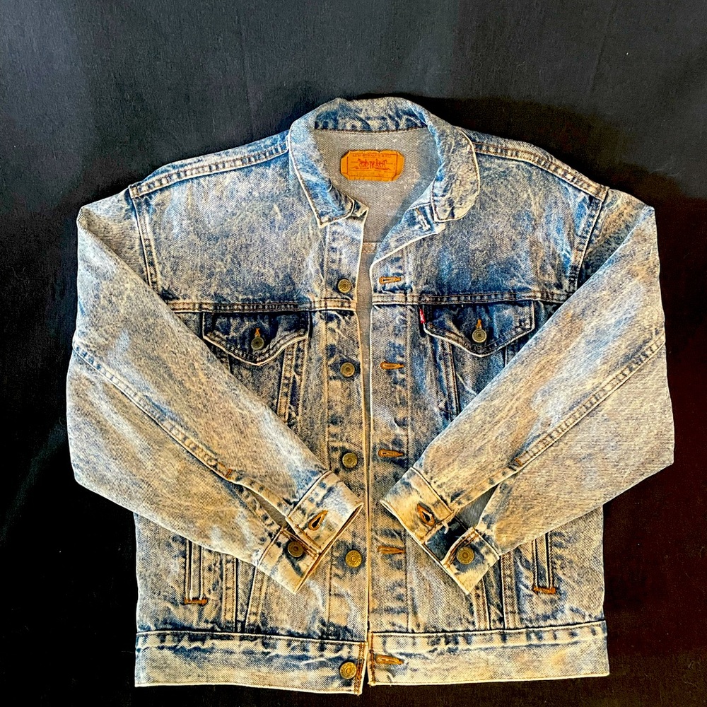 Vintage 80’s Levis Men’s L Trucker jacket 57508 0209